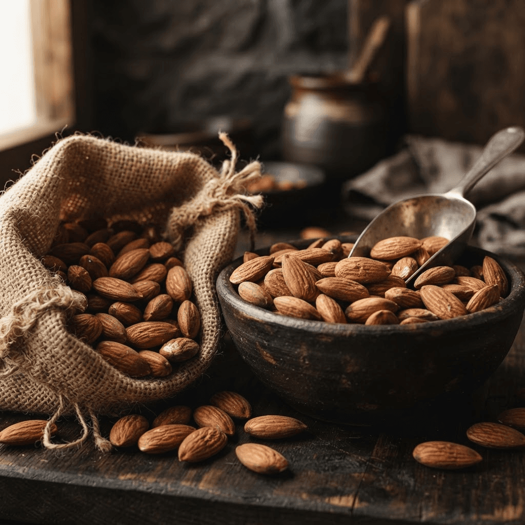 Bulk Almonds supplied for export by Khayrat Zamzam