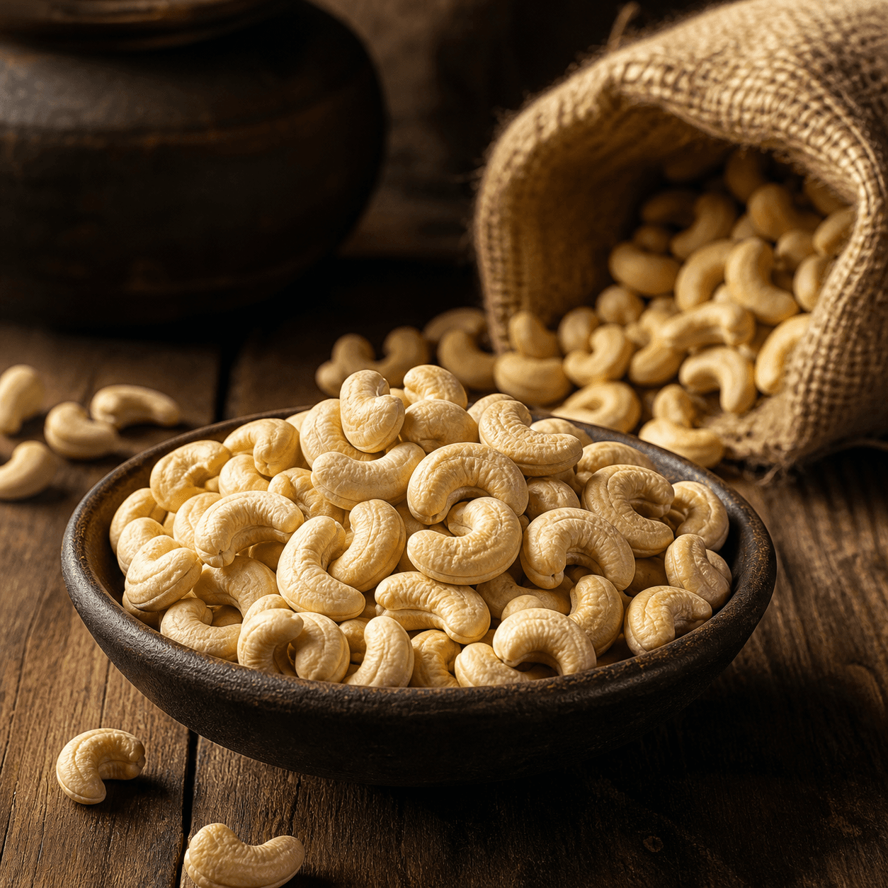 Bulk Cashews supplied for export by Khayrat Zamzam
