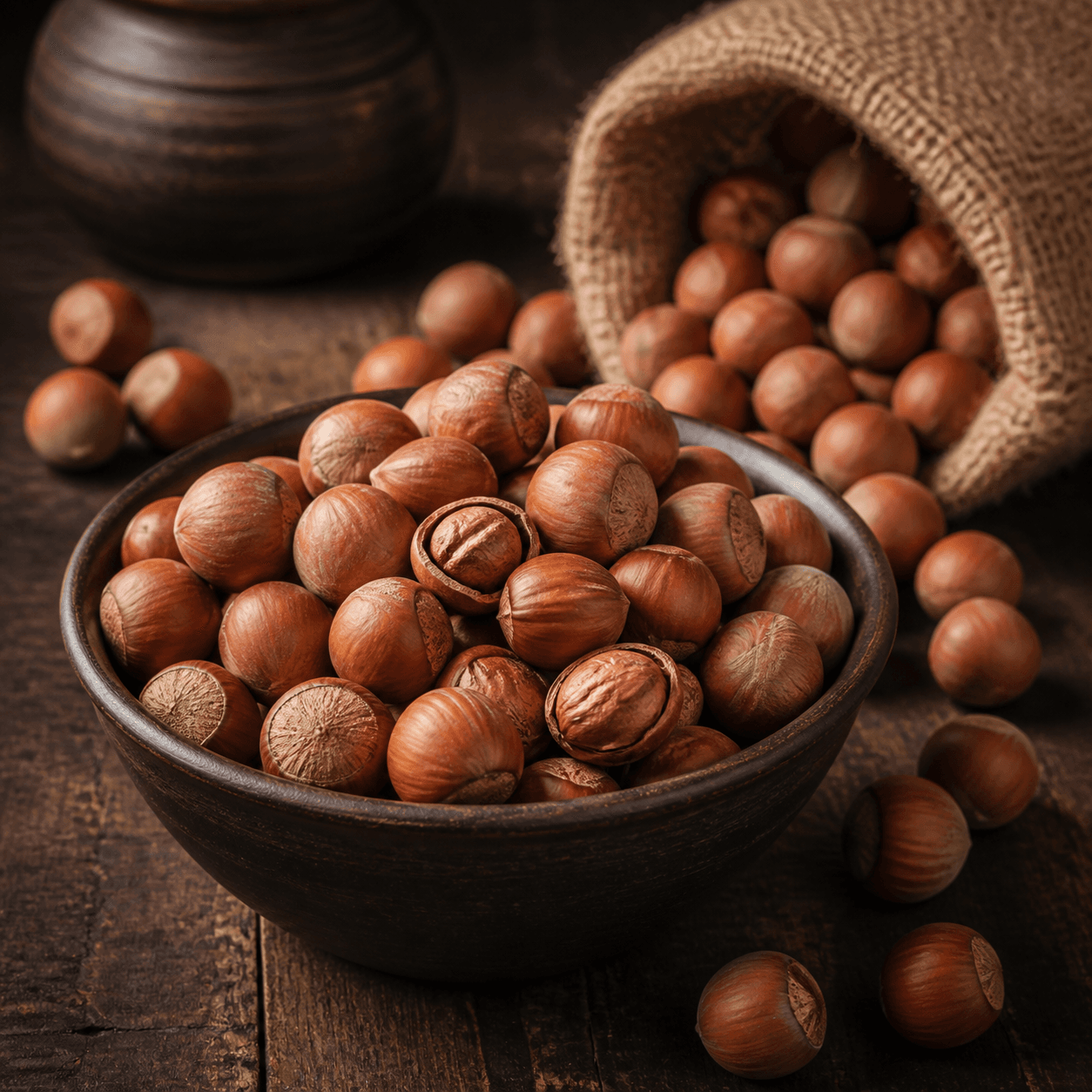 Bulk Hazelnuts supplied for export by Khayrat Zamzam