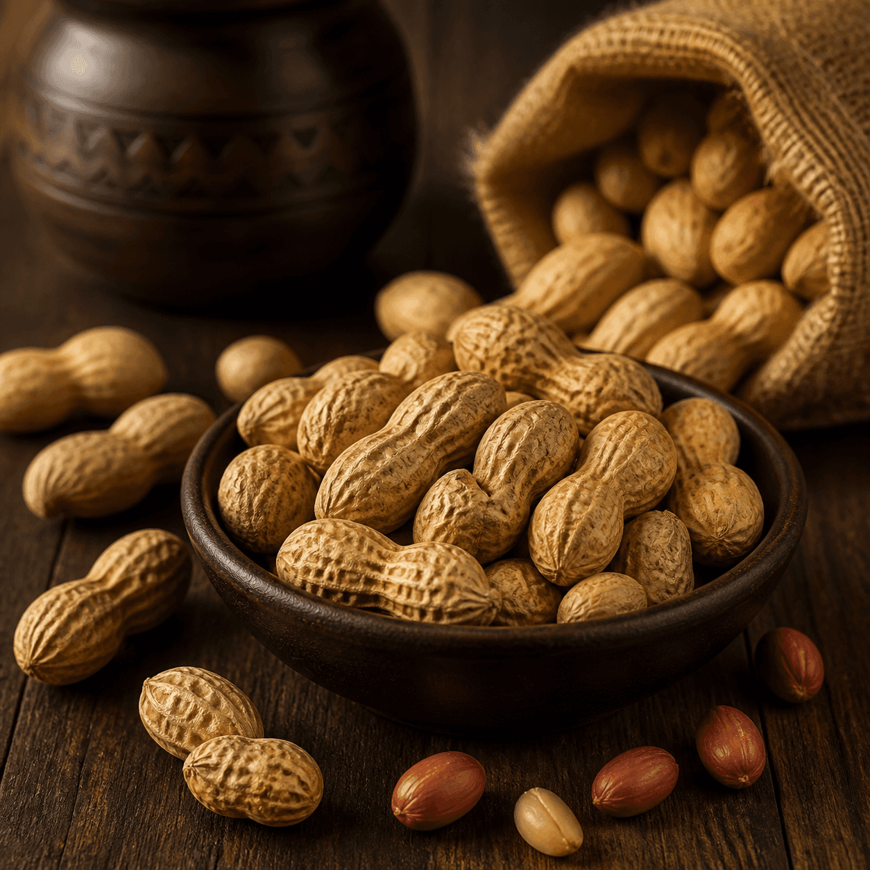 Bulk Peanuts supplied for export by Khayrat Zamzam