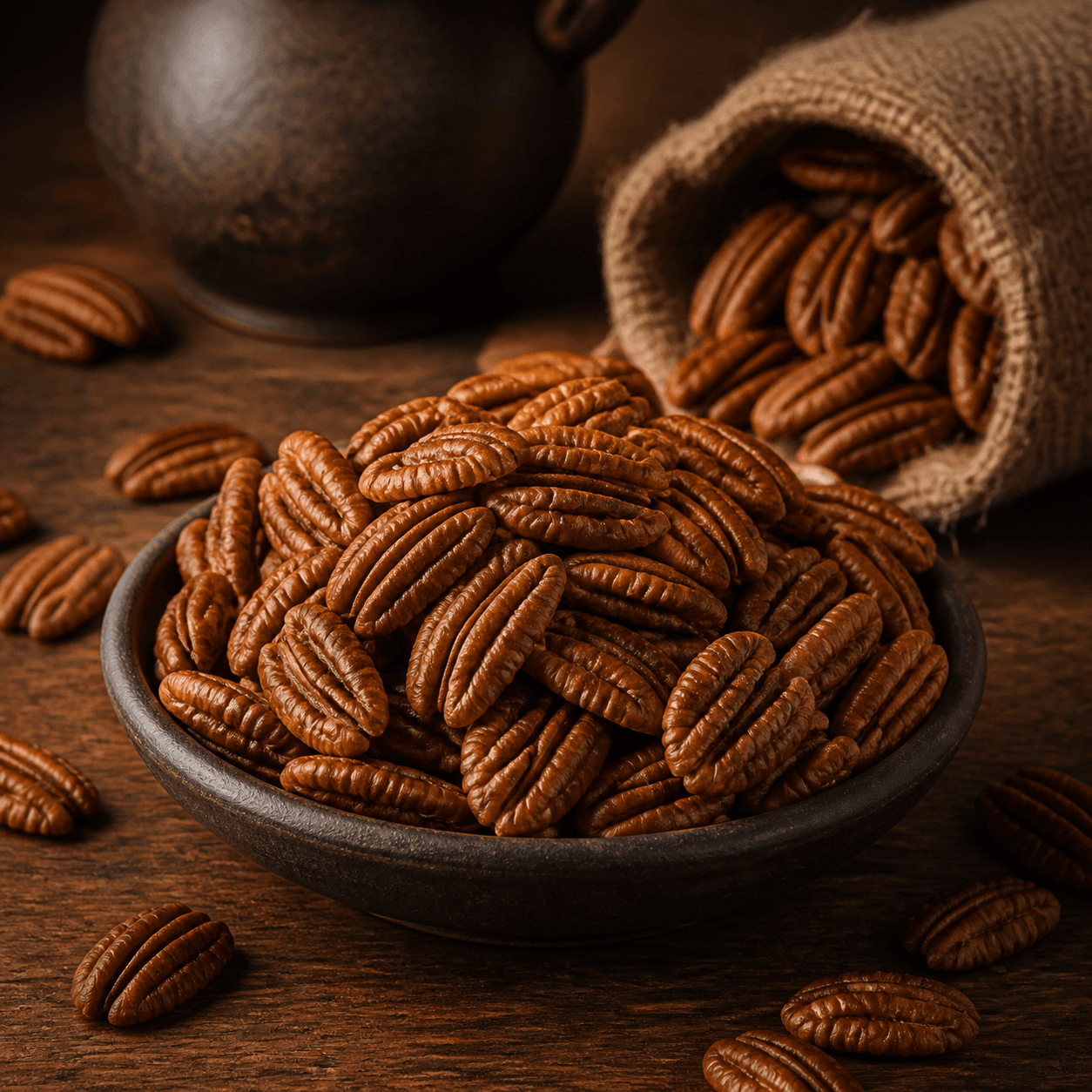 Bulk Pecans supplied for export by Khayrat Zamzam