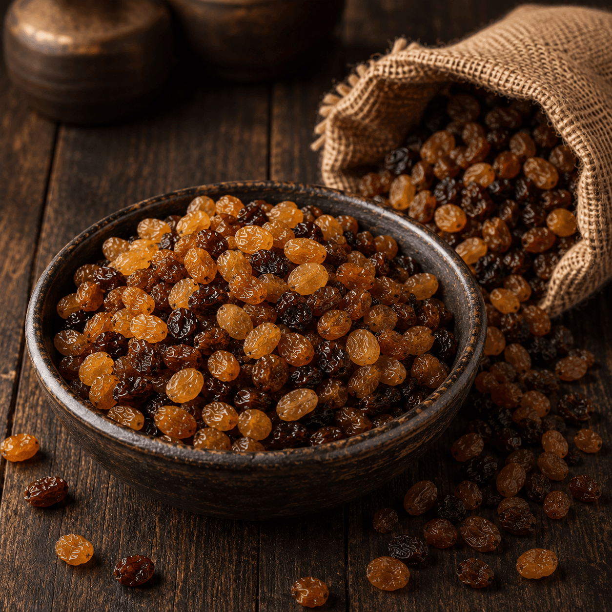 Bulk Raisins supplied for export by Khayrat Zamzam