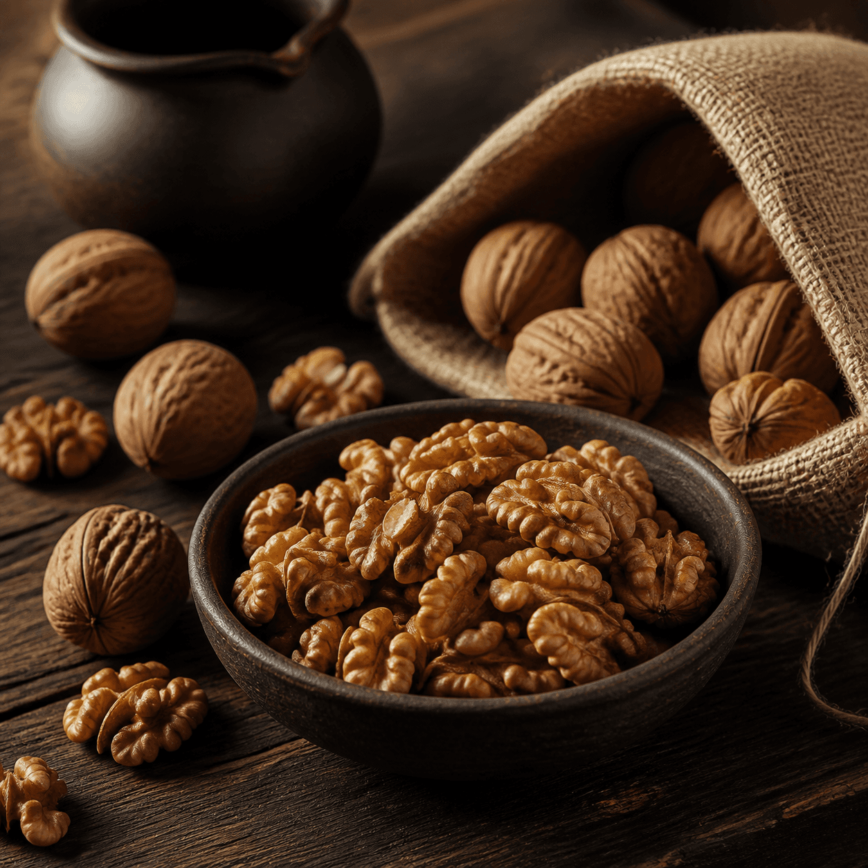 Bulk Walnuts supplied for export by Khayrat Zamzam